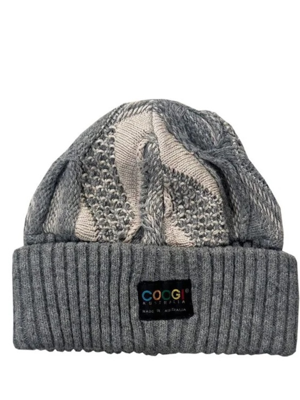 Vintage Coogi Australia Grey Beanie